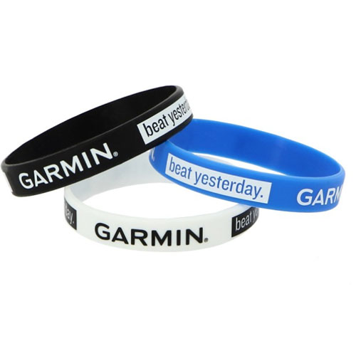 Резиновый браслет на руку с логотипом Garmin