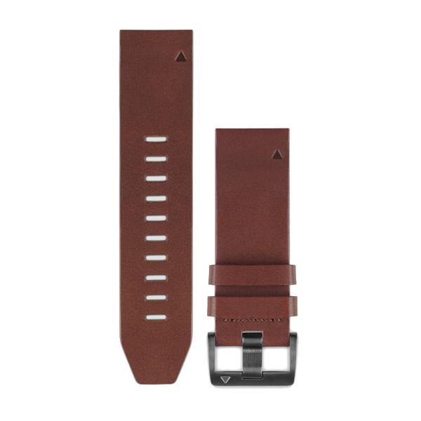 Ремешок сменный QuickFit 26 мм (кожаный) коричневый