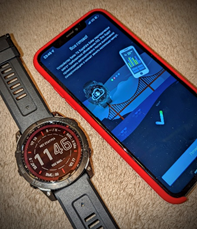 fenix 7X Sapphire Solar - приложение Garmin Connect позволяет получать уведомления с телефона на часы, синхронизировать занятия