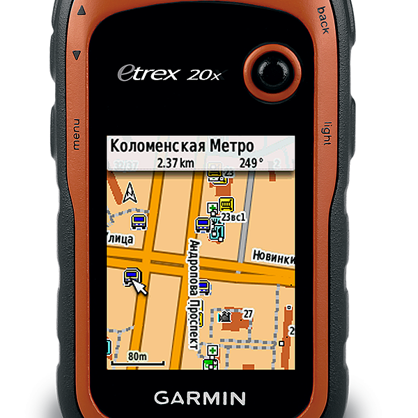 eTrex 20x Глонасс - GPS с картой Дороги России. РФ. ТОПО