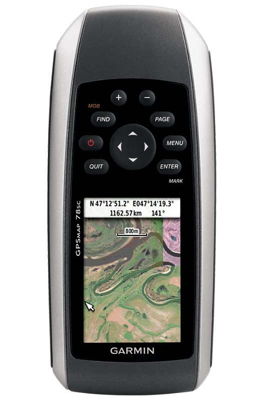 Gpsmap 78 - навигатор с цветным экраном, возможностью загрузки карт и положительной плавучестью